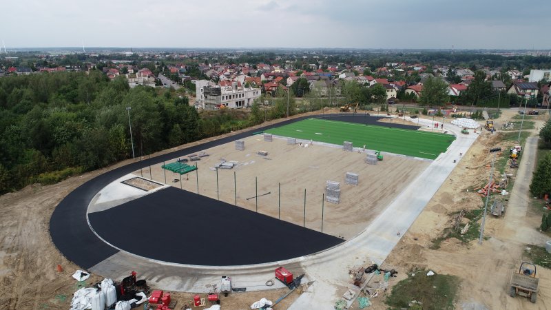 Kompleks sportowy przy SP nr 7: końcowa faza robót