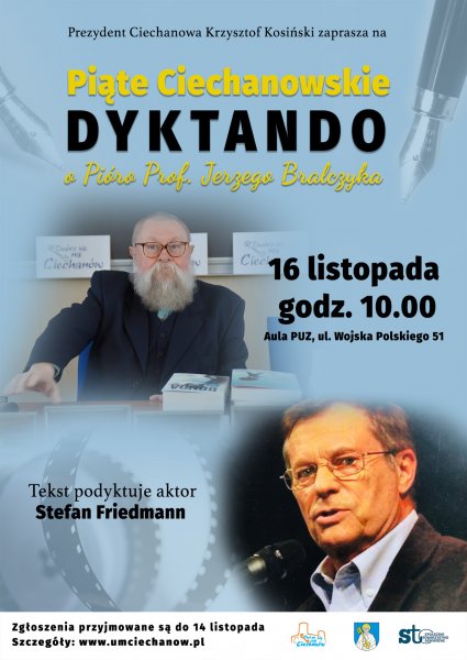 Dyktando z udziałem prof. Bralczyka i Stefana Friedmanna