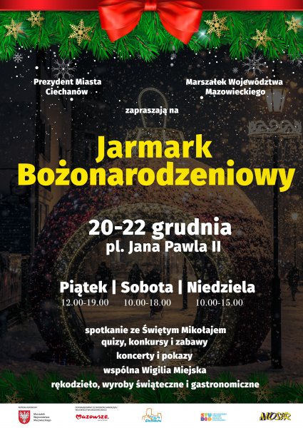 Jarmark Bożonarodzeniowy i Wigilia przed ratuszem