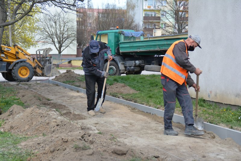 Remont chodnika na osiedlu „Aleksandrówka II”