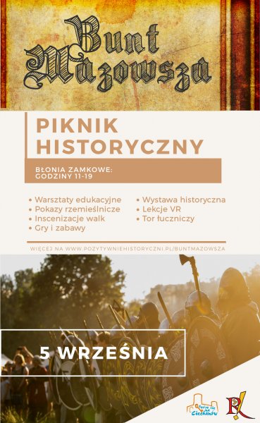 „Bunt Mazowsza” – piknik historyczny na błoniach zamkowych