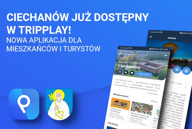 Ciechanów w aplikacji turystycznej