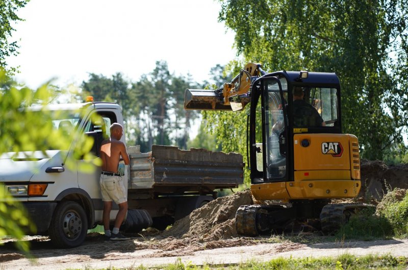 Nowe ścieżki dla pieszych i rowerzystów przy zbiornikach wodnych na Krubinie