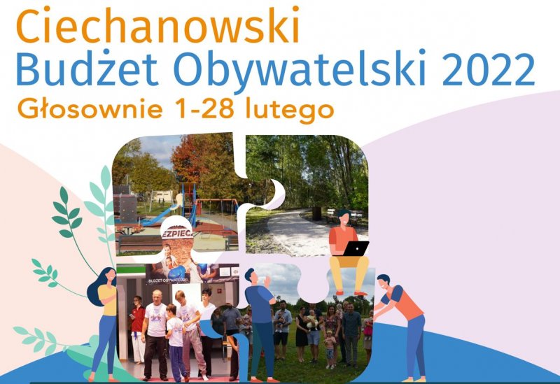 Ruszyło głosowanie w Ciechanowskim Budżecie Obywatelskim