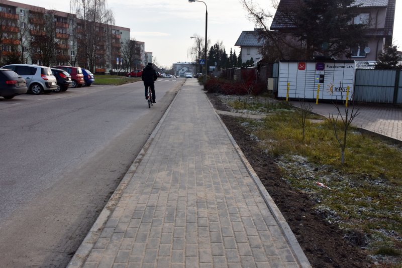 Zakończył się remont fragmentu chodnika przy ul. Reutta