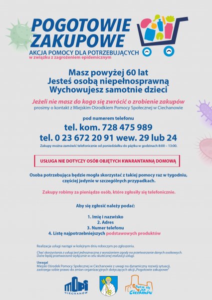 Pogotowie zakupowe dla potrzebujących