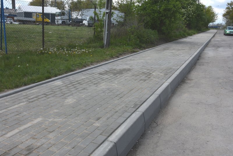 Wyremontowany chodnik przy ul. Towarowej