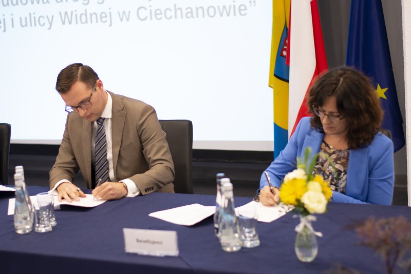 Podpisanie umowy na dofinansowanie do modernizacji ul. Granicznej i Widnej