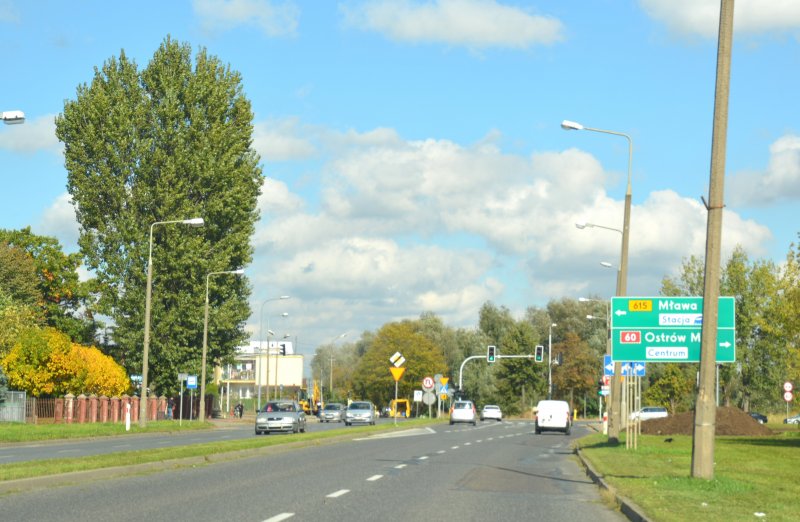 Remont drogi krajowej nr 60 w centrum miasta