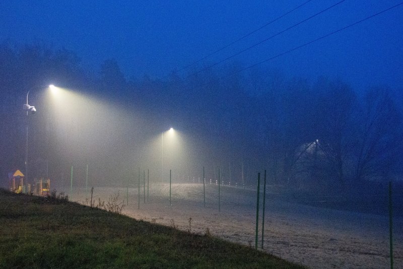 Teren kąpieliska Krubin oświetlony i objęty monitoringiem