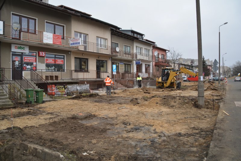 Budowa parkingu i chodnika przy ul. Gwardii Ludowej WRN