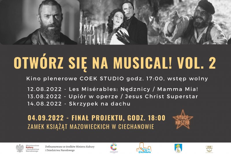 Musicale w plenerze i widowisko na dziedzińcu zamku
