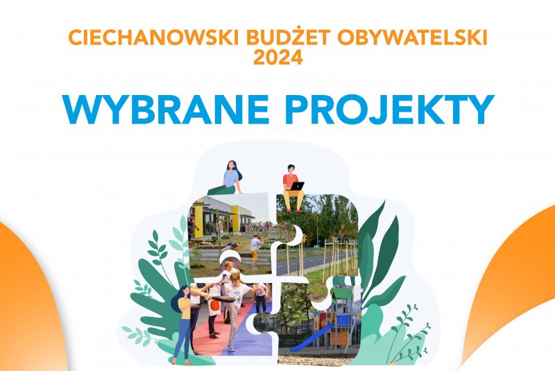 Wyniki głosowania w Ciechanowskim Budżecie Obywatelskim 2024