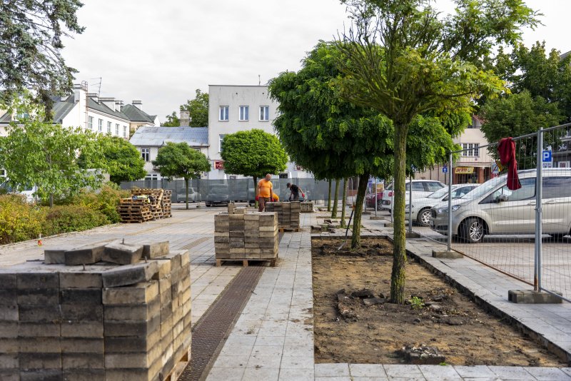 Więcej zieleni przed ratuszem – wystartowały prace