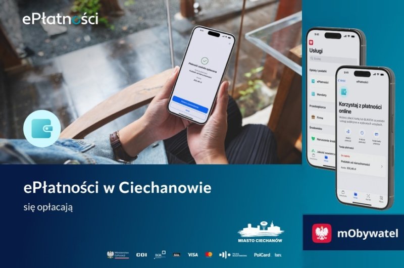 Ciechanów wdraża ePłatności