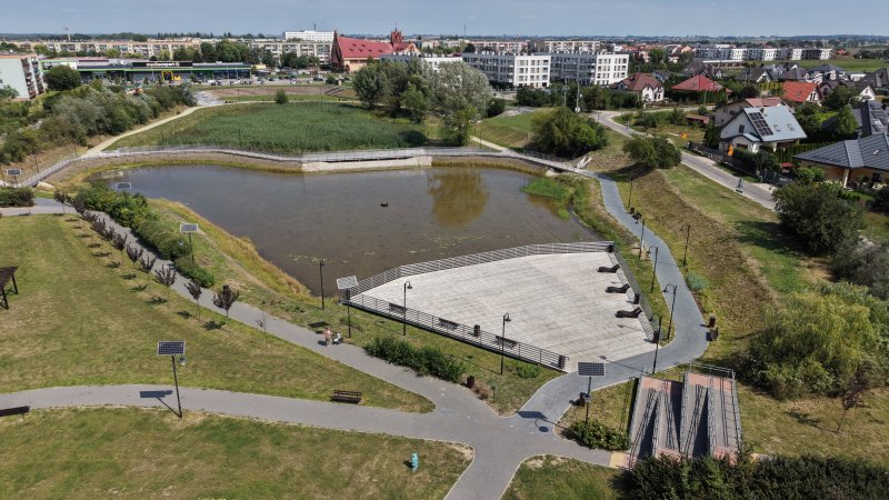 Zbiornik retencyjny na Jeziorku i nowy teren rekreacyjny udostępnione